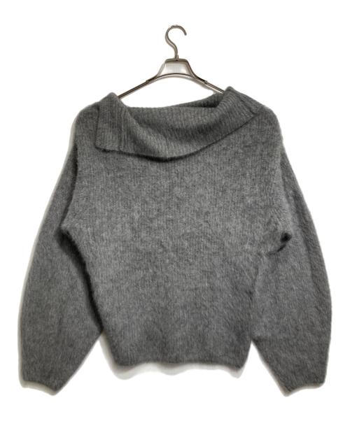 ETRE TOKYO（エトレトウキョウ）ETRE TOKYO (エトレトウキョウ) 2Wayルーズネックニットプルオーバー グレー サイズ:Fの古着・服飾アイテム