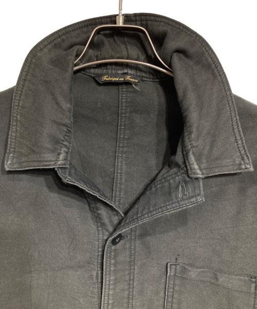 LABOUREUR（ラブルール）LABOUREUR (ラブルール) ブラックモールスキンジャケット/Black Moleskin Jacket ブラック サイズ:不明の古着・服飾アイテム