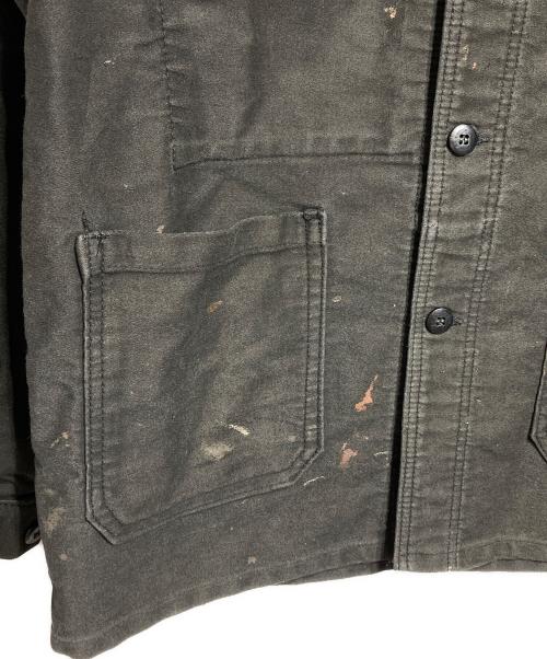 LABOUREUR（ラブルール）LABOUREUR (ラブルール) ブラックモールスキンジャケット/Black Moleskin Jacket ブラック サイズ:不明の古着・服飾アイテム