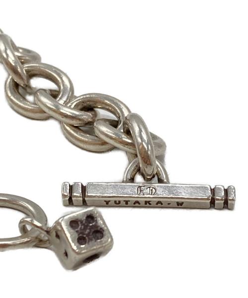 USED（ユーズド）USED (ユーズド) サイコロモチーフブレスレット/Dice-motif bracelet シルバーの古着・服飾アイテム