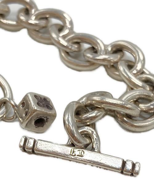 USED（ユーズド）USED (ユーズド) サイコロモチーフブレスレット/Dice-motif bracelet シルバーの古着・服飾アイテム