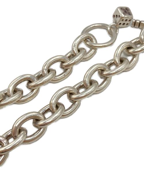 USED（ユーズド）USED (ユーズド) サイコロモチーフブレスレット/Dice-motif bracelet シルバーの古着・服飾アイテム