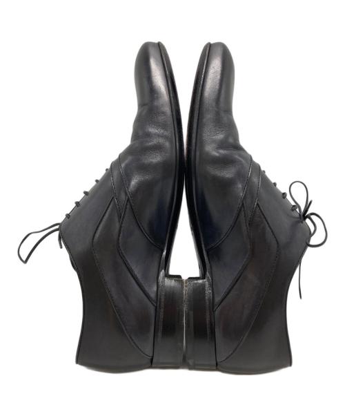 LOUIS VUITTON（ルイ ヴィトン）LOUIS VUITTON (ルイ ヴィトン) 内羽根レザーシューズ/Oxford shoes ブラック サイズ:7の古着・服飾アイテム