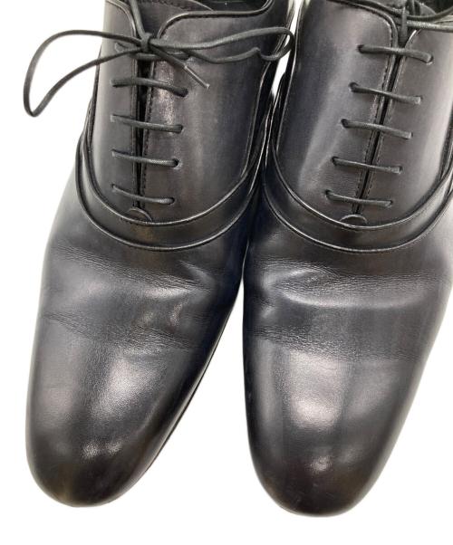 LOUIS VUITTON（ルイ ヴィトン）LOUIS VUITTON (ルイ ヴィトン) 内羽根レザーシューズ/Oxford shoes ブラック サイズ:7の古着・服飾アイテム