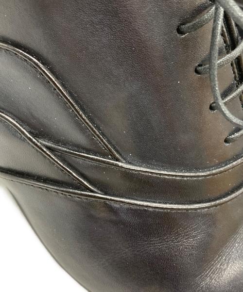 LOUIS VUITTON（ルイ ヴィトン）LOUIS VUITTON (ルイ ヴィトン) 内羽根レザーシューズ/Oxford shoes ブラック サイズ:7の古着・服飾アイテム