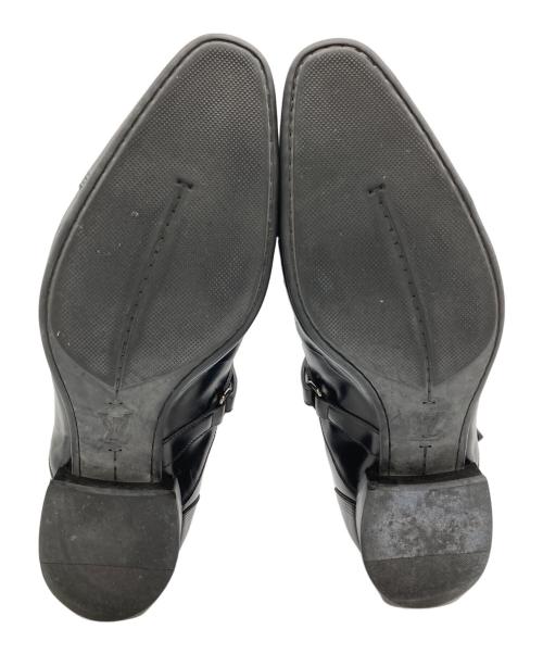 LOUIS VUITTON（ルイ ヴィトン）LOUIS VUITTON (ルイ ヴィトン) ダブルモンクストラップシューズ/Double Monk Strap Shoes ブラック サイズ:6・1/2の古着・服飾アイテム