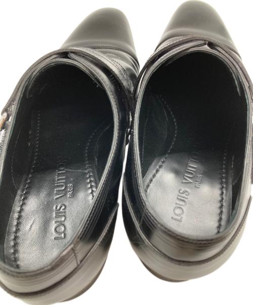 LOUIS VUITTON（ルイ ヴィトン）LOUIS VUITTON (ルイ ヴィトン) ダブルモンクストラップシューズ/Double Monk Strap Shoes ブラック サイズ:6・1/2の古着・服飾アイテム