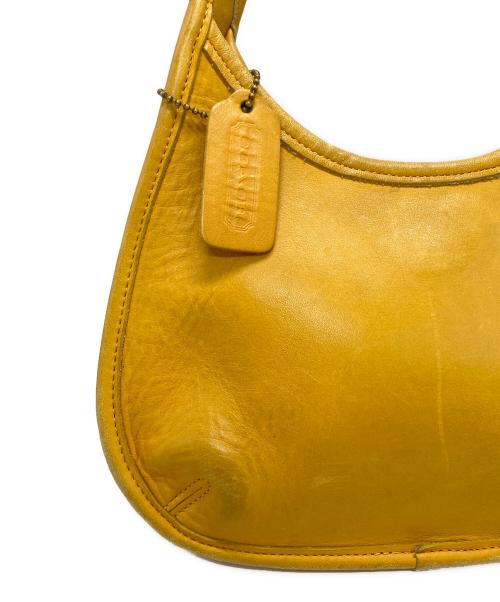 COACH（コーチ）COACH (コーチ) ワンショルダーハンドバッグ イエローの古着・服飾アイテム