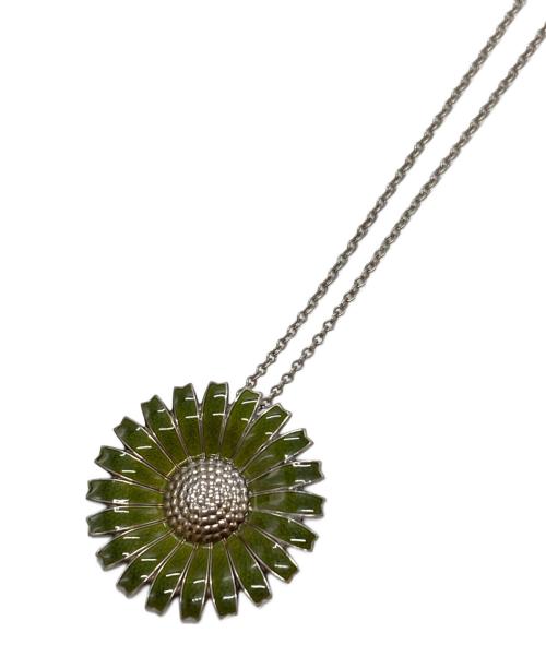 GEORGE JENSEN（ジョージ ジェンセン）GEORGE JENSEN (ジョージ ジェンセン) ペンダントネックレス グリーンの古着・服飾アイテム