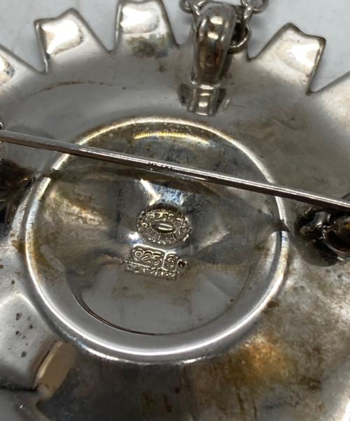 GEORGE JENSEN（ジョージ ジェンセン）GEORGE JENSEN (ジョージ ジェンセン) ペンダントネックレス グリーンの古着・服飾アイテム