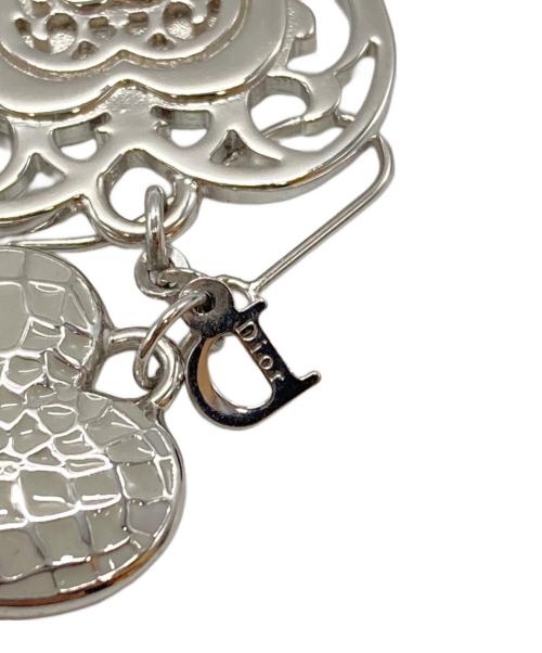 Christian Dior（クリスチャン ディオール）Christian Dior (クリスチャン ディオール) ハートモチーフイヤリング/ピアス シルバーの古着・服飾アイテム