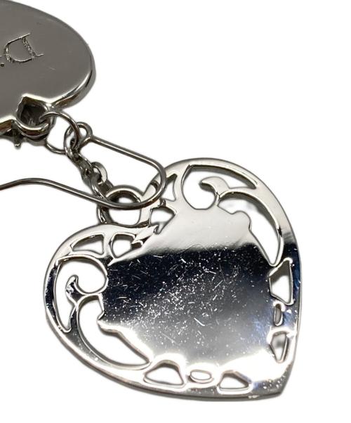 Christian Dior（クリスチャン ディオール）Christian Dior (クリスチャン ディオール) ハートモチーフイヤリング/ピアス シルバーの古着・服飾アイテム