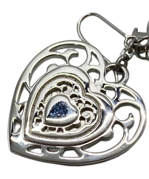 Christian Dior（クリスチャン ディオール）Christian Dior (クリスチャン ディオール) ハートモチーフイヤリング/ピアス シルバーの古着・服飾アイテム