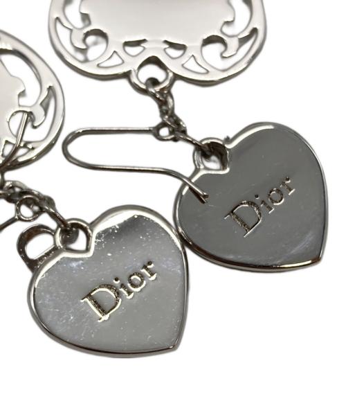 Christian Dior（クリスチャン ディオール）Christian Dior (クリスチャン ディオール) ハートモチーフイヤリング/ピアス シルバーの古着・服飾アイテム