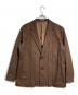 ISSEY MIYAKE IM MEN（イッセイミヤケ アイム メン）の古着「WOOL LIKE TWEED JACKET/ウールライクツイードジャケット」｜ブラウン