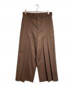 ISSEY MIYAKE IM MENイッセイミヤケ アイム メン）の古着「WOOL LIKE TWEEDパンツ/ウールライクツイード」｜ブラウン