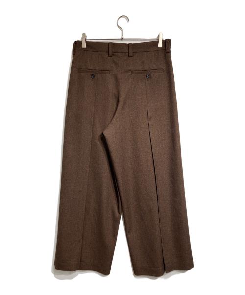 ISSEY MIYAKE IM MEN（イッセイミヤケ アイム メン）ISSEY MIYAKE IM MEN (イッセイミヤケ アイム メン) WOOL LIKE TWEEDパンツ/ウールライクツイード ブラウン サイズ:2の古着・服飾アイテム