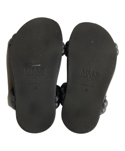 MM6 Maison Margiela（エムエムシックスメゾンマルジェラ）MM6 Maison Margiela (エムエムシックスメゾンマルジェラ) Chunky Mignon Sandals/チャンキーミニョンサンダル ブラック サイズ:36の古着・服飾アイテム