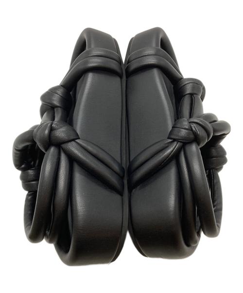 MM6 Maison Margiela（エムエムシックスメゾンマルジェラ）MM6 Maison Margiela (エムエムシックスメゾンマルジェラ) Chunky Mignon Sandals/チャンキーミニョンサンダル ブラック サイズ:36の古着・服飾アイテム