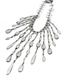 PRADA（プラダ）の古着「クリスタルビジューネックレス」