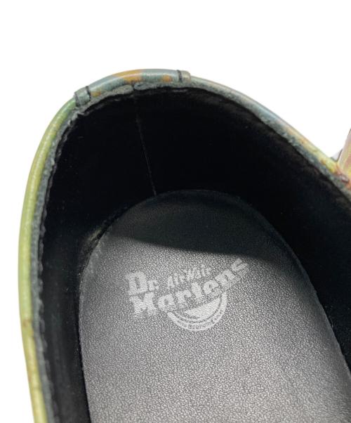 Dr.Martens（ドクターマーチン）Dr.Martens (ドクターマーチン) 絵画プリント3ホールシューズ ブルー×イエロー サイズ:24㎝の古着・服飾アイテム