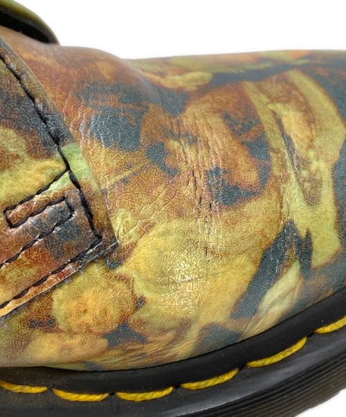 Dr.Martens（ドクターマーチン）Dr.Martens (ドクターマーチン) 絵画プリント3ホールシューズ ブルー×イエロー サイズ:24㎝の古着・服飾アイテム