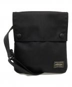 PORTERポーター）の古着「UNIT SHOULDER BAG/ユニットショルダーバッグ」｜ブラック