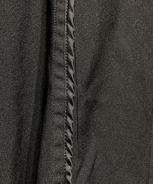 COMME des GARCONS（コムデギャルソン）COMME des GARCONS (コムデギャルソン) ポリエステル縮絨フレアオーバーコート ブラック サイズ:Sの古着・服飾アイテム