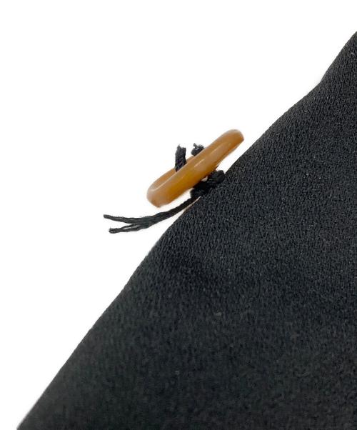 COMME des GARCONS（コムデギャルソン）COMME des GARCONS (コムデギャルソン) ポリエステル縮絨フレアオーバーコート ブラック サイズ:Sの古着・服飾アイテム