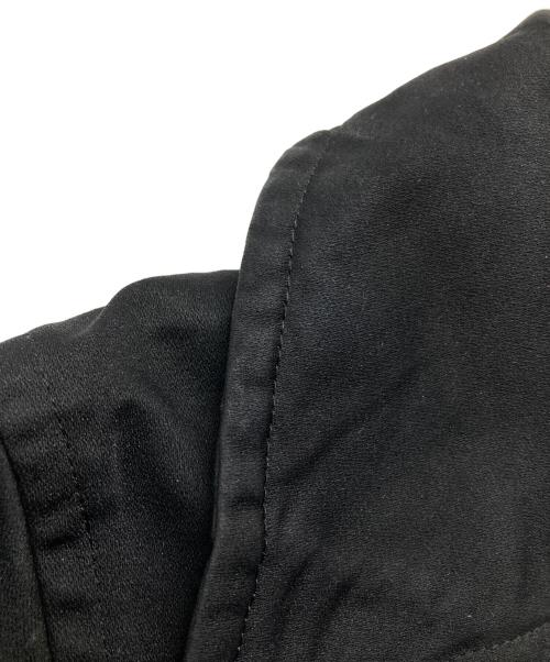 COMME des GARCONS（コムデギャルソン）COMME des GARCONS (コムデギャルソン) ポリエステル縮絨フレアオーバーコート ブラック サイズ:Sの古着・服飾アイテム