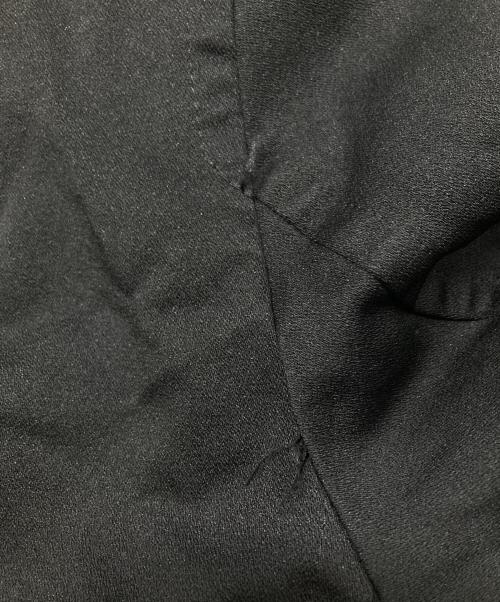 COMME des GARCONS（コムデギャルソン）COMME des GARCONS (コムデギャルソン) ポリエステル縮絨フレアオーバーコート ブラック サイズ:Sの古着・服飾アイテム