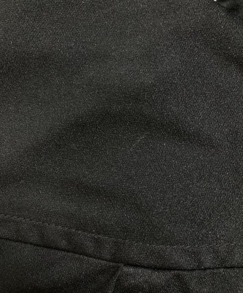 COMME des GARCONS（コムデギャルソン）COMME des GARCONS (コムデギャルソン) ポリエステル縮絨フレアオーバーコート ブラック サイズ:Sの古着・服飾アイテム