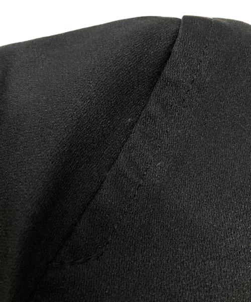 COMME des GARCONS（コムデギャルソン）COMME des GARCONS (コムデギャルソン) ポリエステル縮絨フレアオーバーコート ブラック サイズ:Sの古着・服飾アイテム