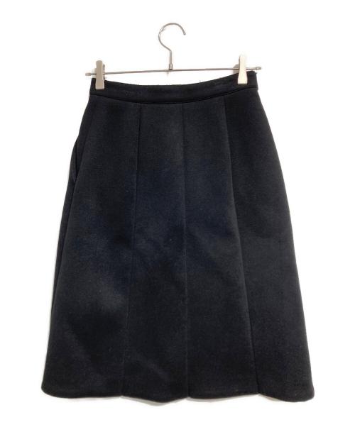 CELINE（セリーヌ）CELINE (セリーヌ) ラップウールスカート/wrap wool skirt ブラック サイズ:34の古着・服飾アイテム