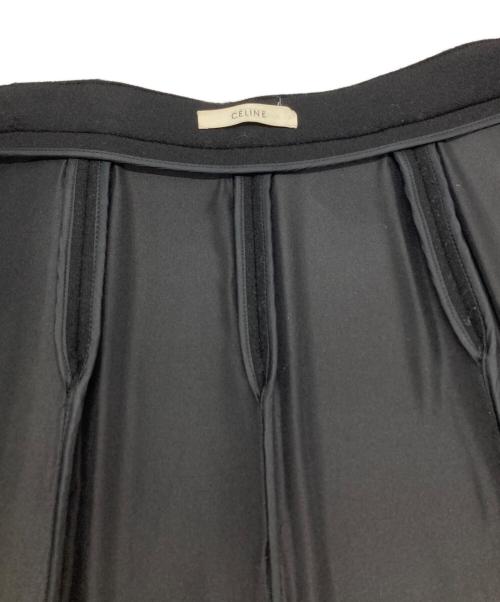 CELINE（セリーヌ）CELINE (セリーヌ) ラップウールスカート/wrap wool skirt ブラック サイズ:34の古着・服飾アイテム