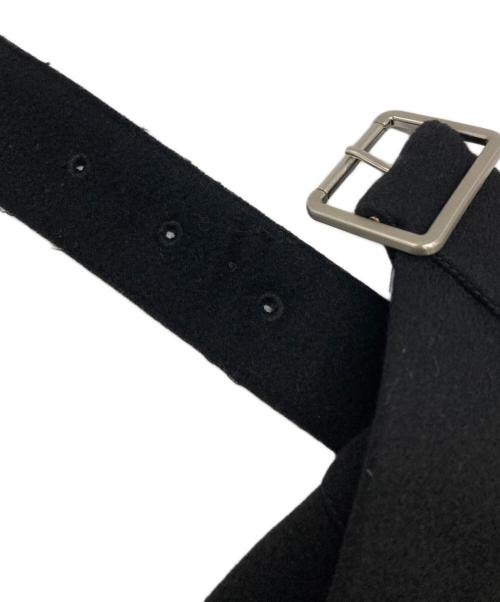 CELINE（セリーヌ）CELINE (セリーヌ) ラップウールスカート/wrap wool skirt ブラック サイズ:34の古着・服飾アイテム