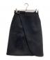 CELINE（セリーヌ）の古着「ラップウールスカート/wrap wool skirt」｜ブラック