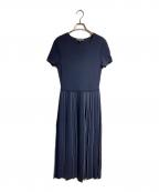 Salvatore Ferragamoサルヴァトーレ フェラガモ）の古着「半袖ワンピース/short sleeve dress」｜ネイビー