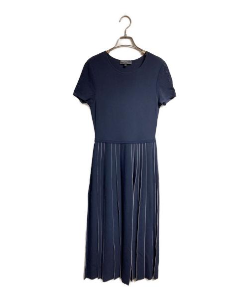 Salvatore Ferragamo（サルヴァトーレ フェラガモ）Salvatore Ferragamo (サルヴァトーレ フェラガモ) 半袖ワンピース/short sleeve dress ネイビー サイズ:Sの古着・服飾アイテム