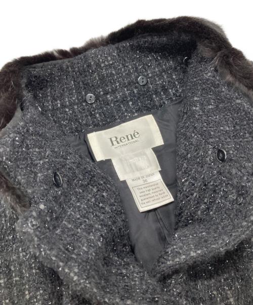 Rene（ルネ）Rene (ルネ) ツイードセットアップ/Tweed set-up ブラック サイズ:36の古着・服飾アイテム
