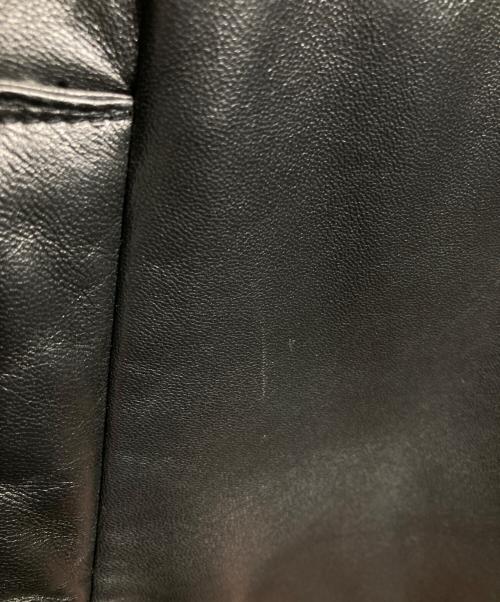 BEAUTY&YOUTH（ビューティーアンドユース）BEAUTY&YOUTH (ビューティーアンドユース) レザー コーチ ジャケット ブラック サイズ:Lの古着・服飾アイテム