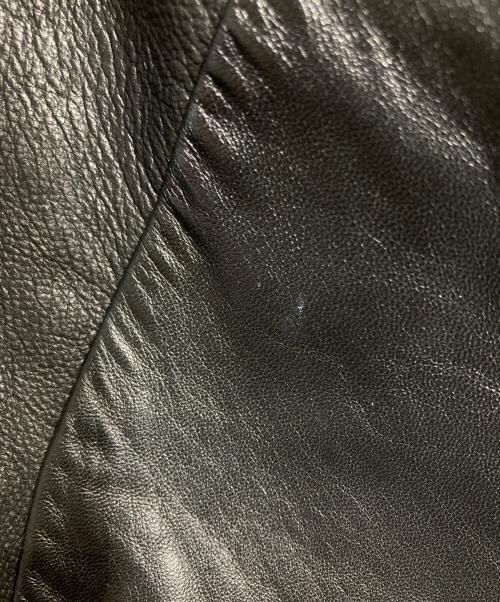 BEAUTY&YOUTH（ビューティーアンドユース）BEAUTY&YOUTH (ビューティーアンドユース) レザー コーチ ジャケット ブラック サイズ:Lの古着・服飾アイテム