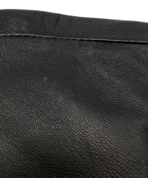 BEAUTY&YOUTH（ビューティーアンドユース）BEAUTY&YOUTH (ビューティーアンドユース) レザー コーチ ジャケット ブラック サイズ:Lの古着・服飾アイテム