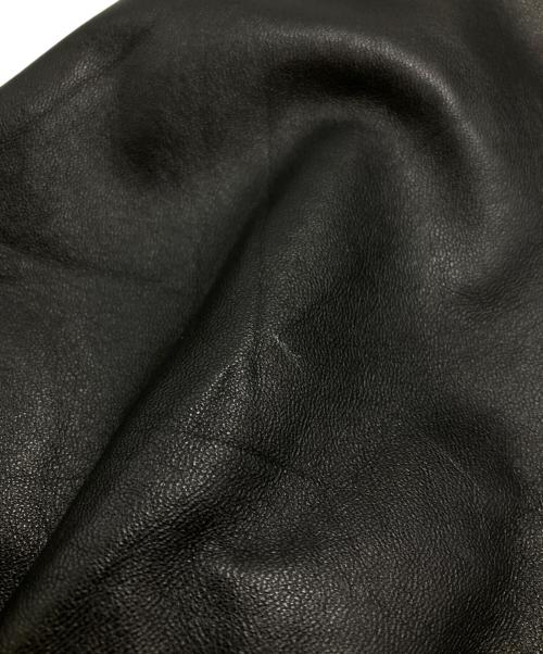 BEAUTY&YOUTH（ビューティーアンドユース）BEAUTY&YOUTH (ビューティーアンドユース) レザー コーチ ジャケット ブラック サイズ:Lの古着・服飾アイテム