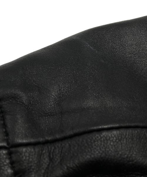 BEAUTY&YOUTH（ビューティーアンドユース）BEAUTY&YOUTH (ビューティーアンドユース) レザー コーチ ジャケット ブラック サイズ:Lの古着・服飾アイテム