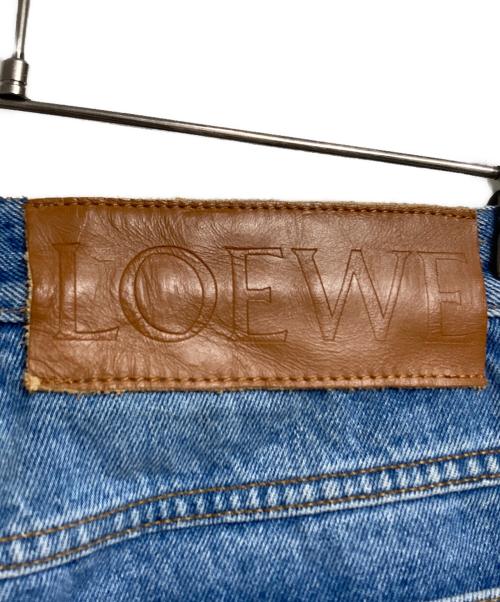 LOEWE（ロエベ）LOEWE (ロエベ) Tie Cut Panel Denim ブルー サイズ:38の古着・服飾アイテム