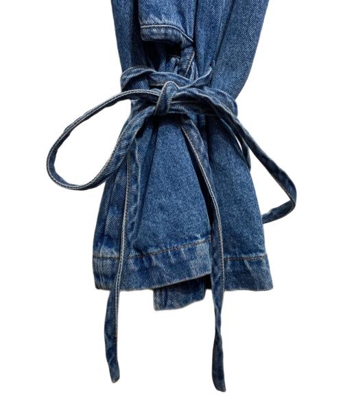 LOEWE（ロエベ）LOEWE (ロエベ) Tie Cut Panel Denim ブルー サイズ:38の古着・服飾アイテム