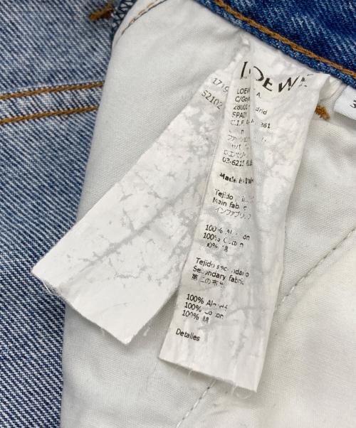 LOEWE（ロエベ）LOEWE (ロエベ) Tie Cut Panel Denim ブルー サイズ:38の古着・服飾アイテム