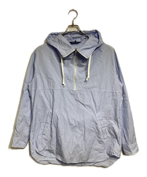 COMME des GARCONS HOMME DEUX（コムデギャルソン オム ドゥ）COMME des GARCONS HOMME DEUX (コムデギャルソン オム ドゥ) NINJAアノラックフーディー/Ninja Anorak/Ninja Hoodie  ブルー×ホワイト サイズ:Mの古着・服飾アイテム