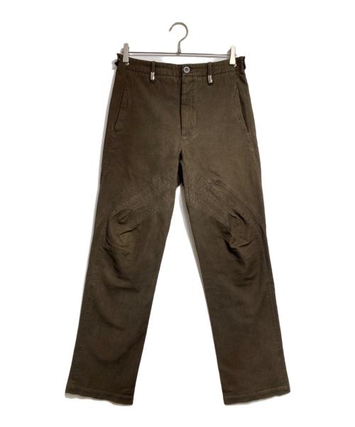 KIKO KOSTADINOV（キコ・コスタディノフ）KIKO KOSTADINOV (キコ・コスタディノフ) Itten Darted Trouser/イッテン ダーティッド トラウザーズ ブラウン サイズ:46の古着・服飾アイテム